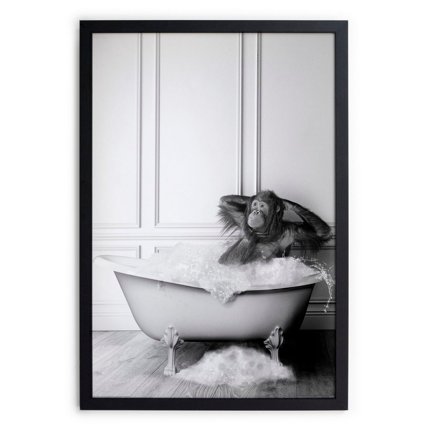 Image Encadrée - Orangutan Bath