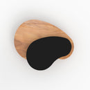 Moji - Lot De 2 Tables Gigognes En Bois Et Metal Noir
