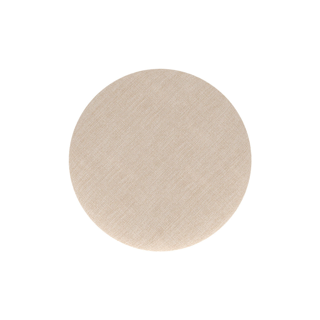 Vahina - Lot De 2 Tabourets Pour Îlot Central En Tissu Beige