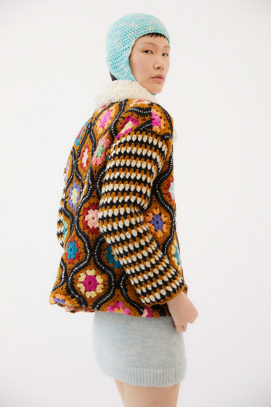 Wool Jacket Clara - Rust Brown