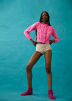 Jackie Wool Cardigan - Pink