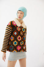 Wool Jacket Clara - Rust Brown