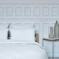 Amance Pillowcase - Cotton Percale - White