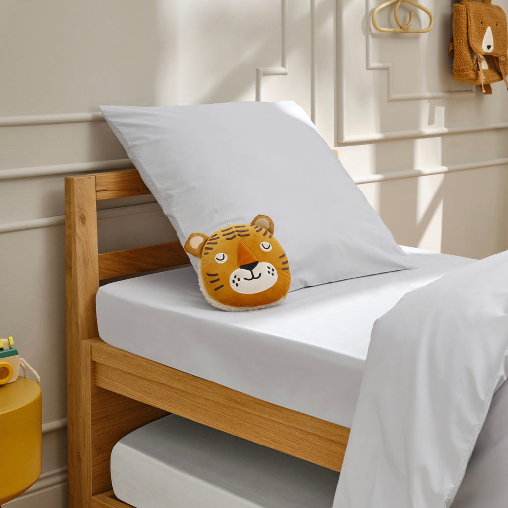 Amance Pillowcase - Cotton Percale - White