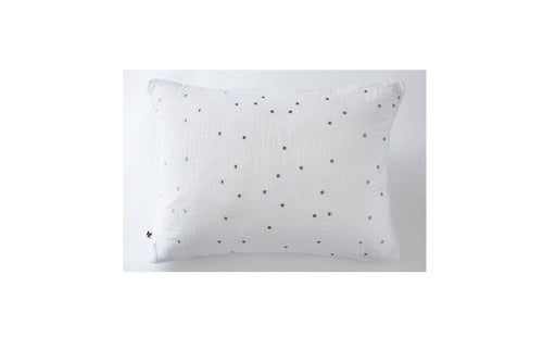 Taie D'Oreiller - Double Gaze De Coton - Gaia Chic - Chantilly