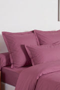 Uni Percale - Taie Oreiller - Percale De Coton - Prune