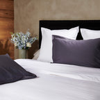 Uni Percale - Taie Oreiller - Anthracite