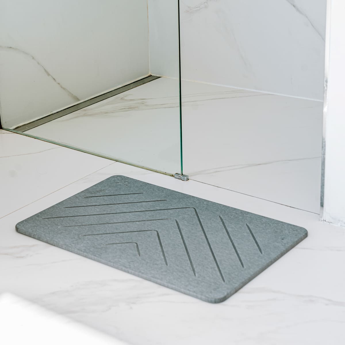 Lot De 2 Tapis De Bain En Pierre De Diatomite
