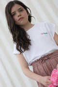 Camiseta Tina Crudo Rosa - Niña