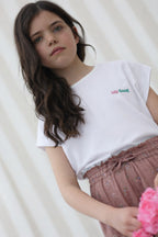 Camiseta Tina Crudo Rosa - Niña