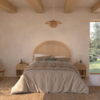 Néora - Rattan And Canework Headboard
