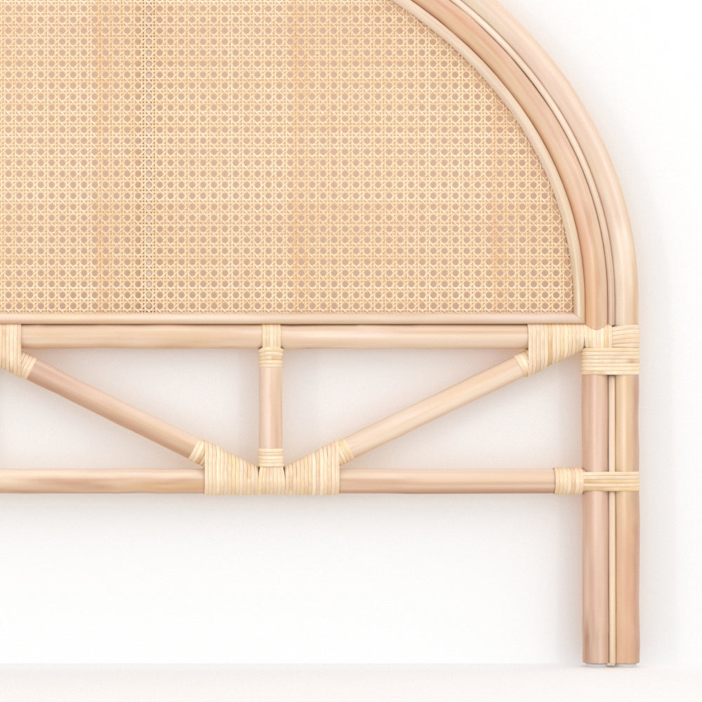 Néora - Rattan And Canework Headboard
