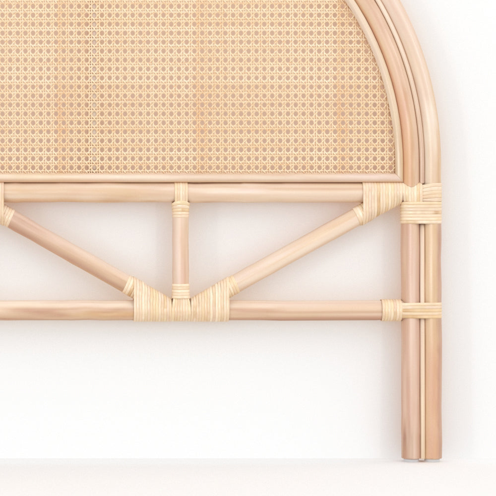 Néora - Rattan And Canework Headboard