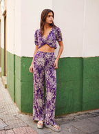 THAIS V-NECK FLUID TOP PETITE MENDIGOTE