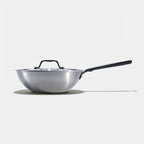 The Wok En Inox, Manche Noir - 24 Cm