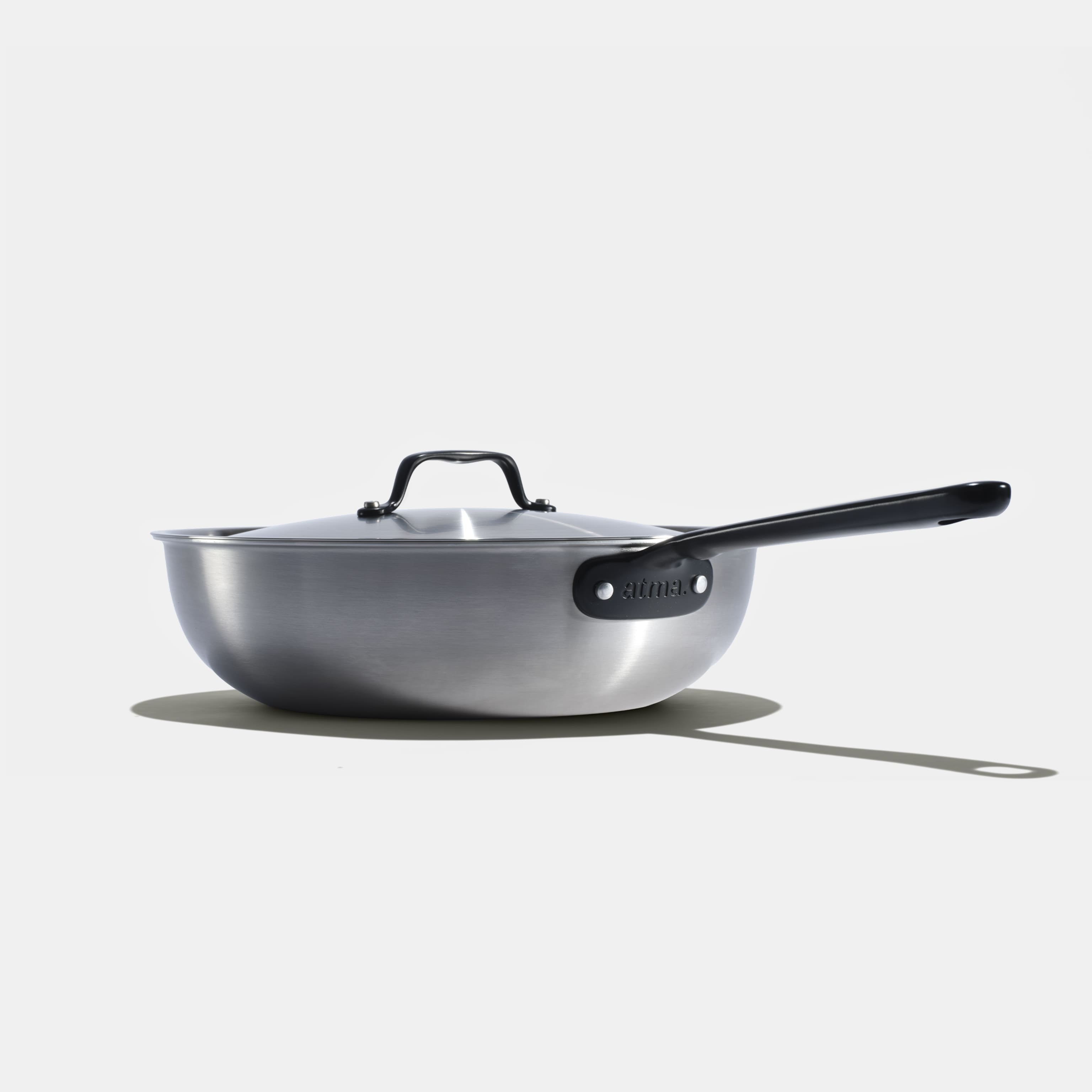 The Wok En Inox, Manche Noir - 28 Cm