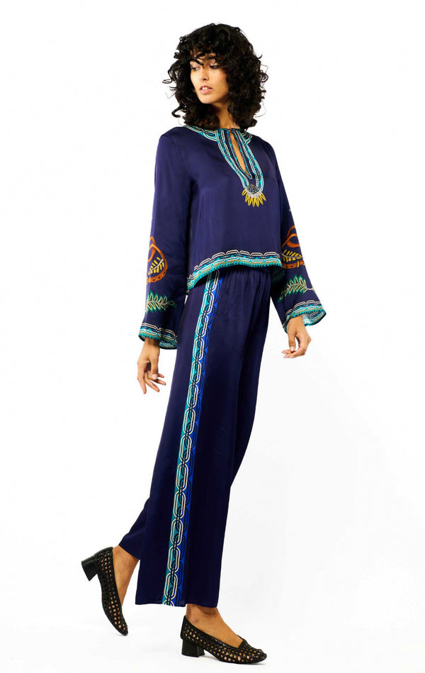 Pantalón Tina - Azul