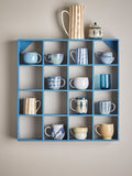 Allium - Set of 6 Mugs - Blue - Stoneware