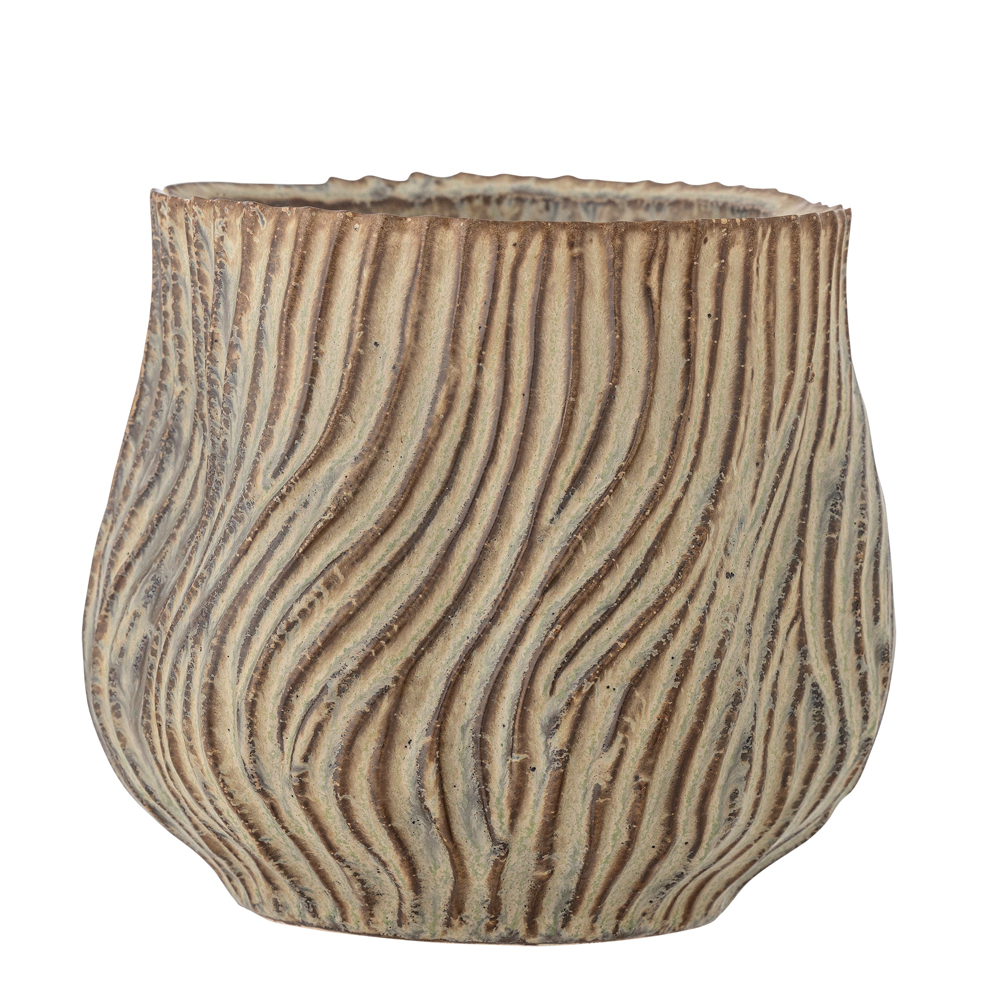 Dua - Plant Pot - Brown - Stoneware