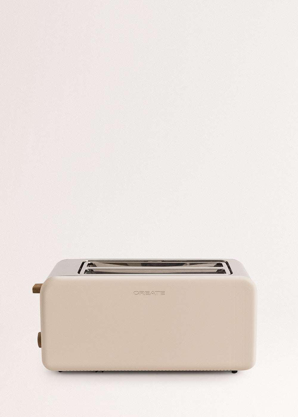 Retro Toast - Large Wide Slot Toaster - Sand