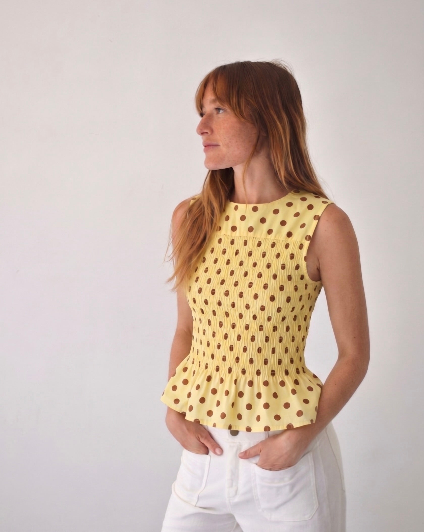 Top Cora Topos Yellow