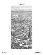 Muurpaneel Tour Eiffel - Antraciet