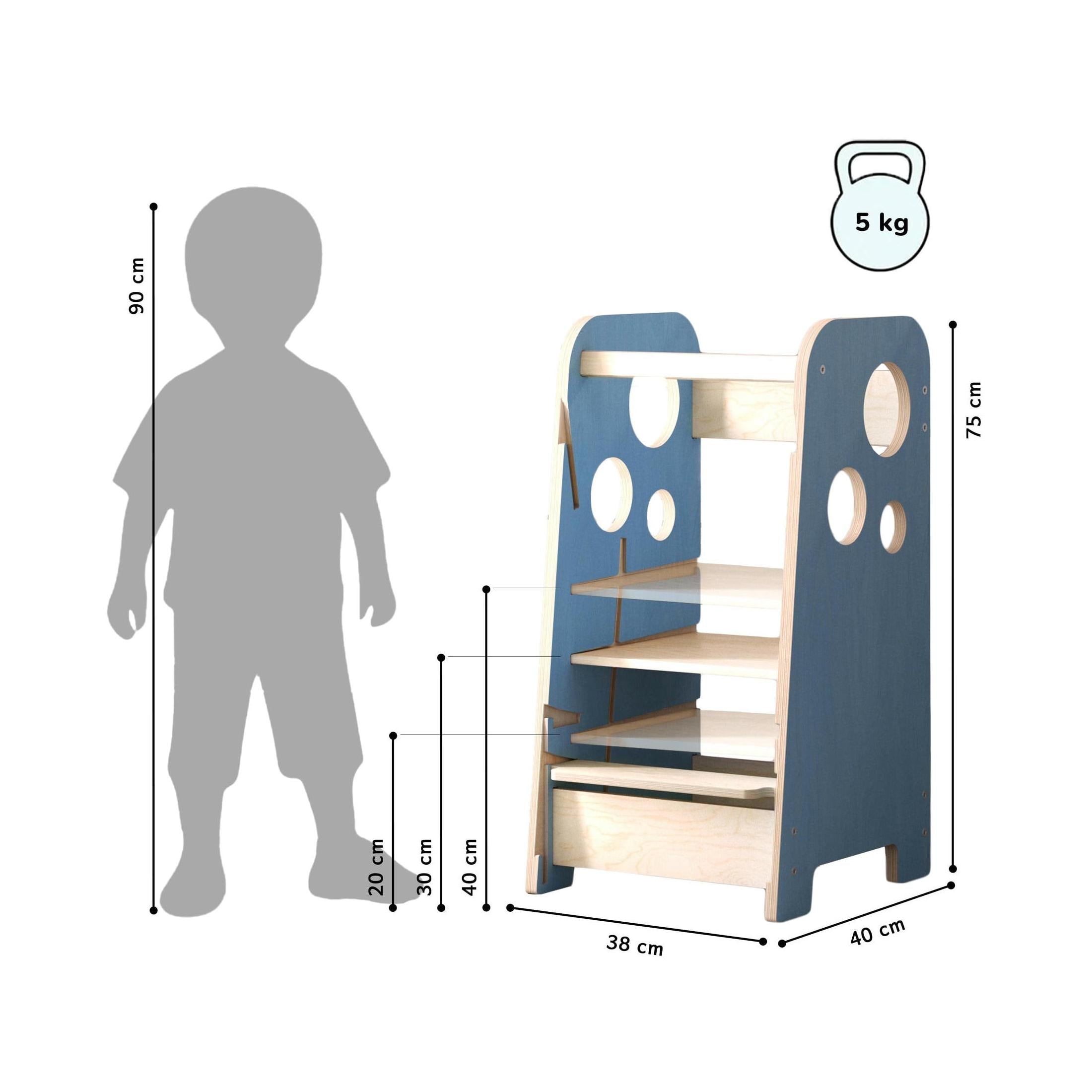 3-in-1 Montessori Learning Tower – Independence & Safety