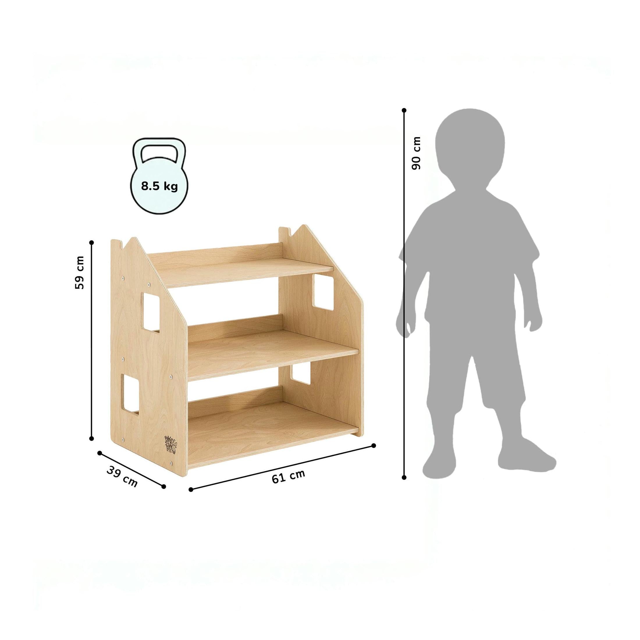 Compact Toy Shelf
