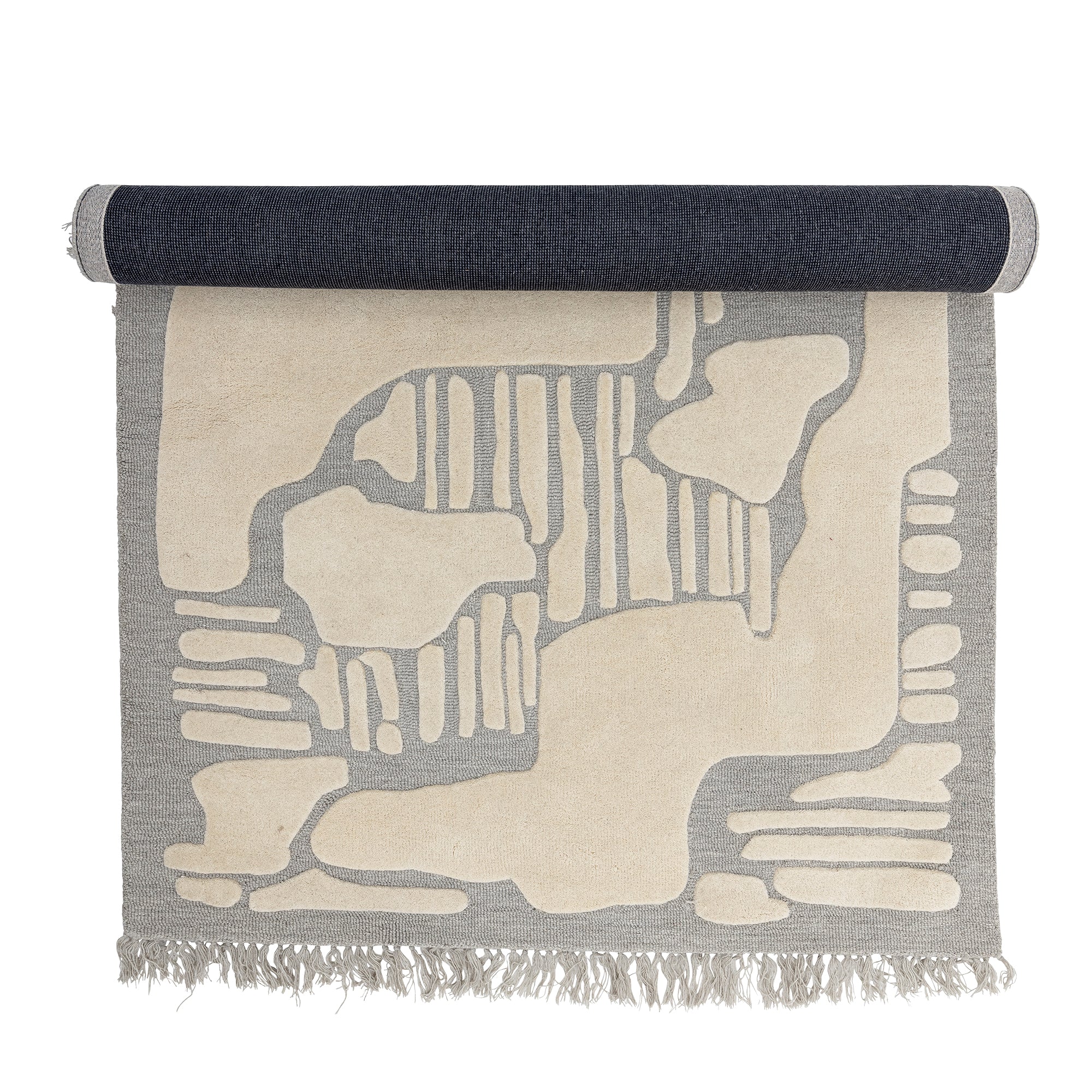 Napoli - Rug - Grey - Wool