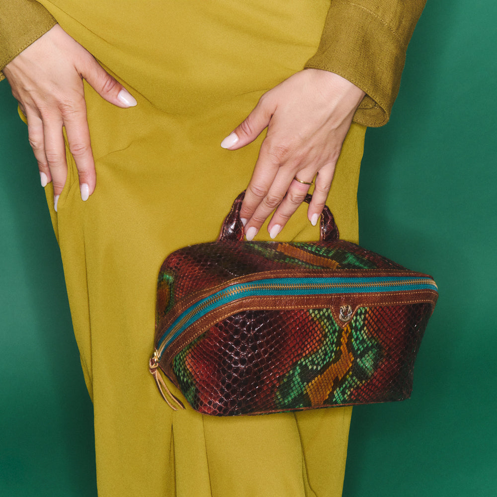 Estuche para lápices Charlotte Oasis Python
