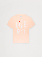 T-Shirt Unisexe Coup De Pinceau Abricot