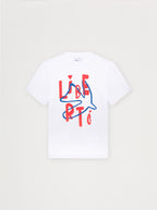 T-Shirt Unisexe Esquisse Blanc
