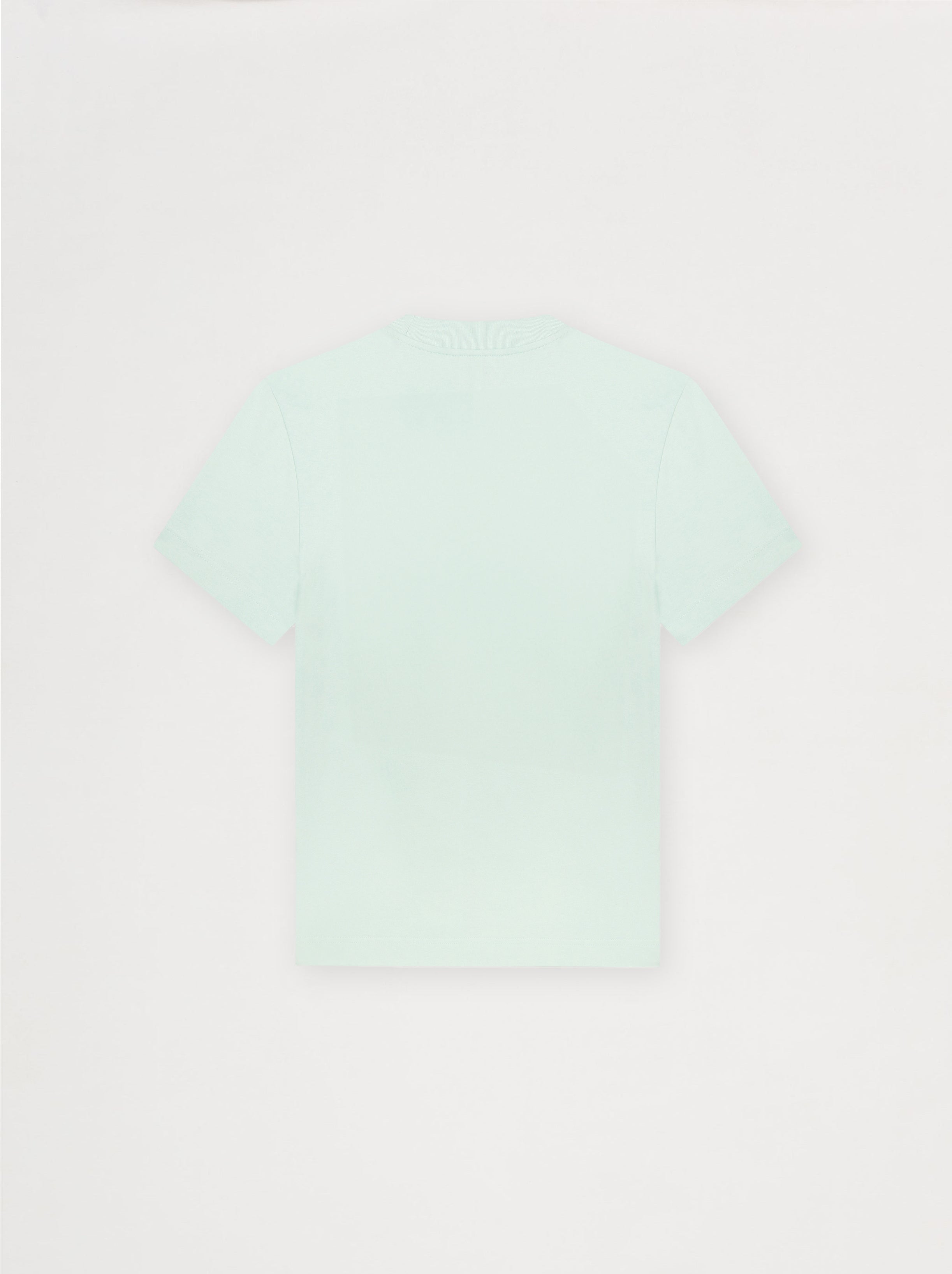 Camiseta unisex Pincelada verde agua