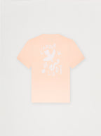 Camiseta unisex Ilustración de albaricoque