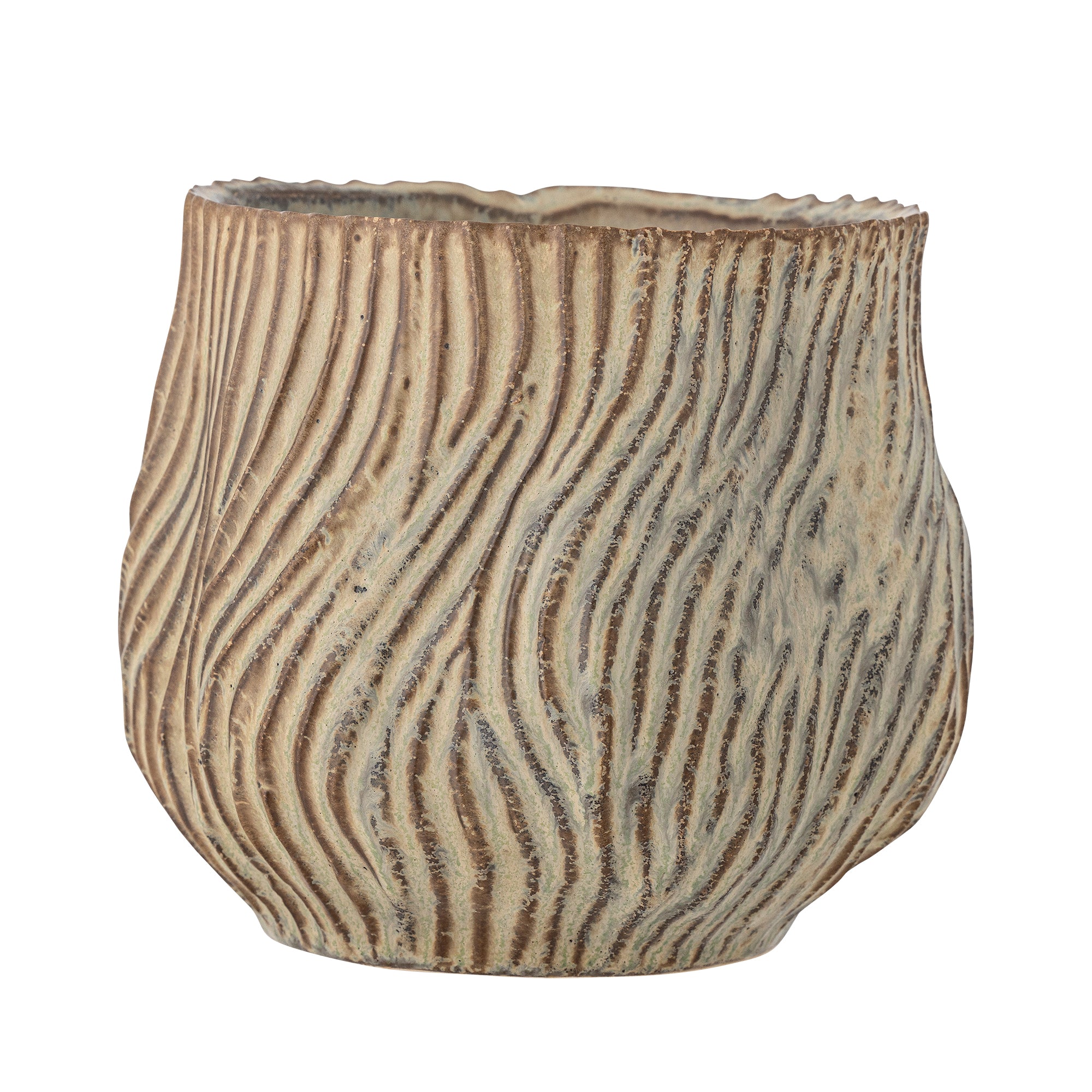 Dua - Plant Pot - Brown - Stoneware