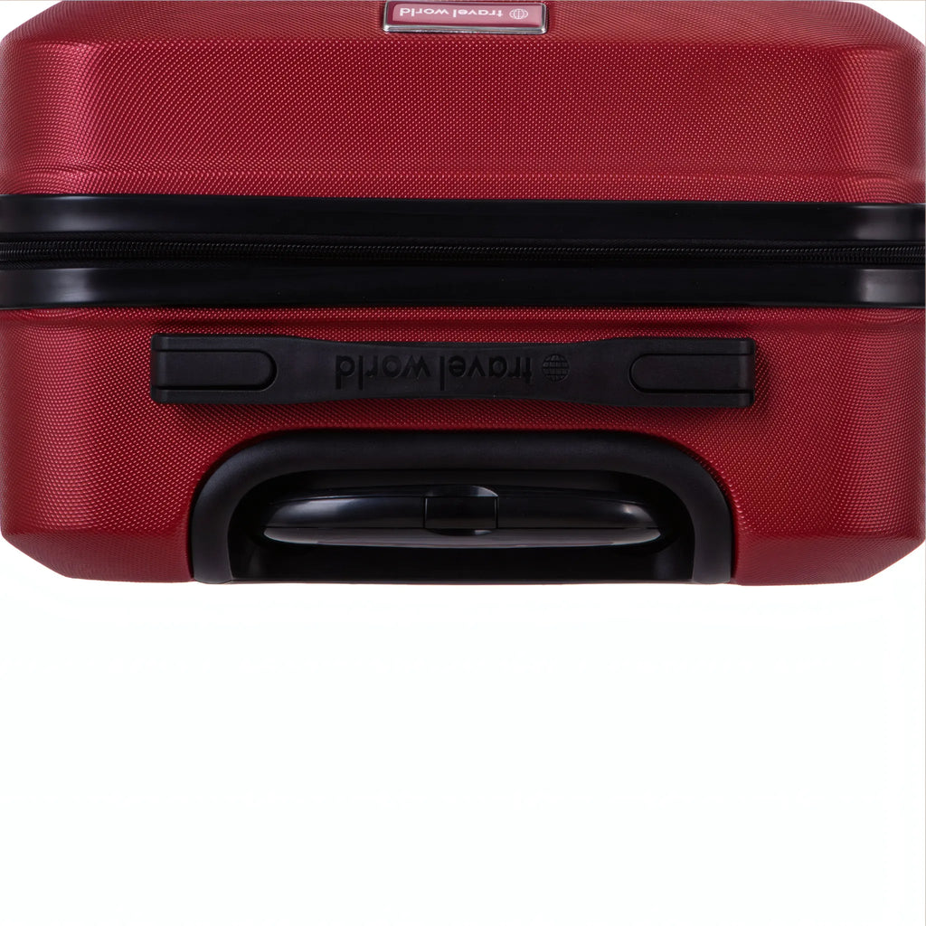 Set de 2 maletas Travel World Aca - Rojo oscuro