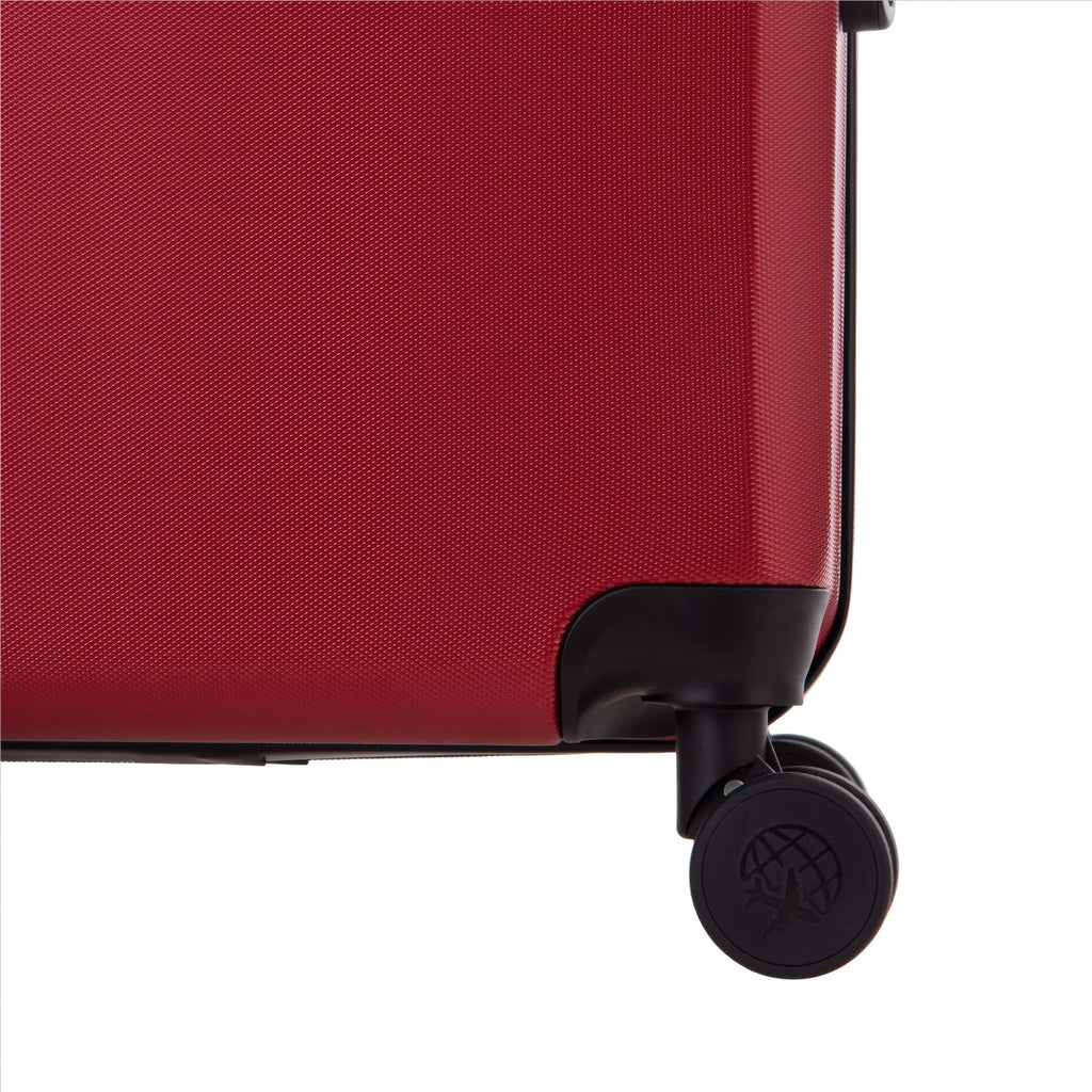 Set de 2 maletas Travel World Aca - Rojo oscuro