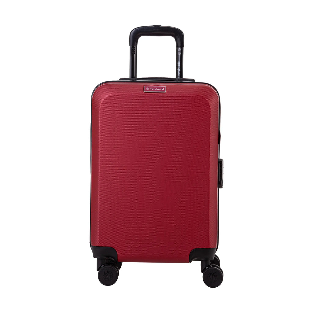 Set de 2 maletas Travel World Aca - Rojo oscuro