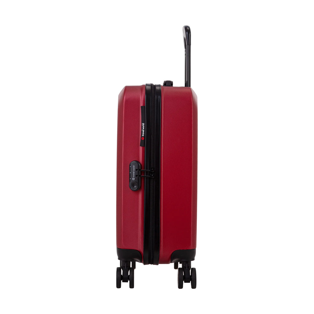 Set de 2 maletas Travel World Aca - Rojo oscuro
