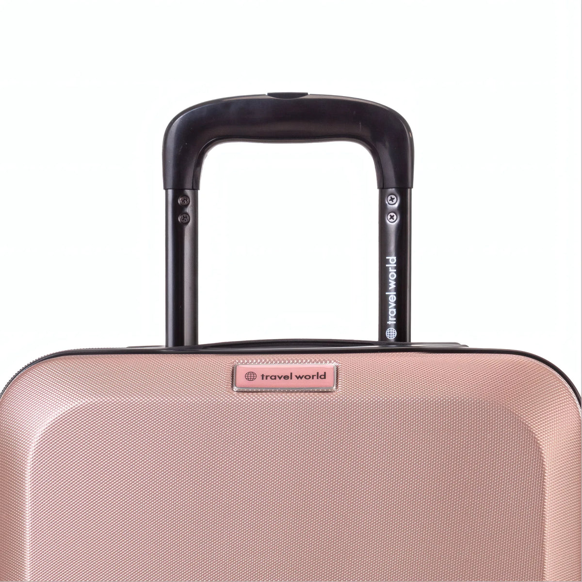 Set De 2 Maletas Travel World Aca - Oro Rosa