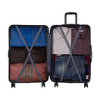 Set Di 2 Valigie Travel World Aca - Argento