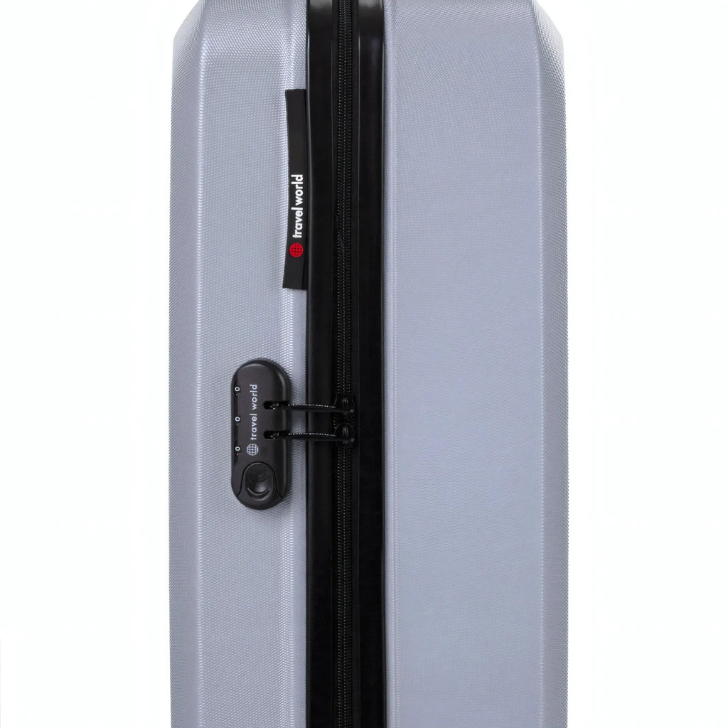 Set Di 2 Valigie Travel World Aca - Argento