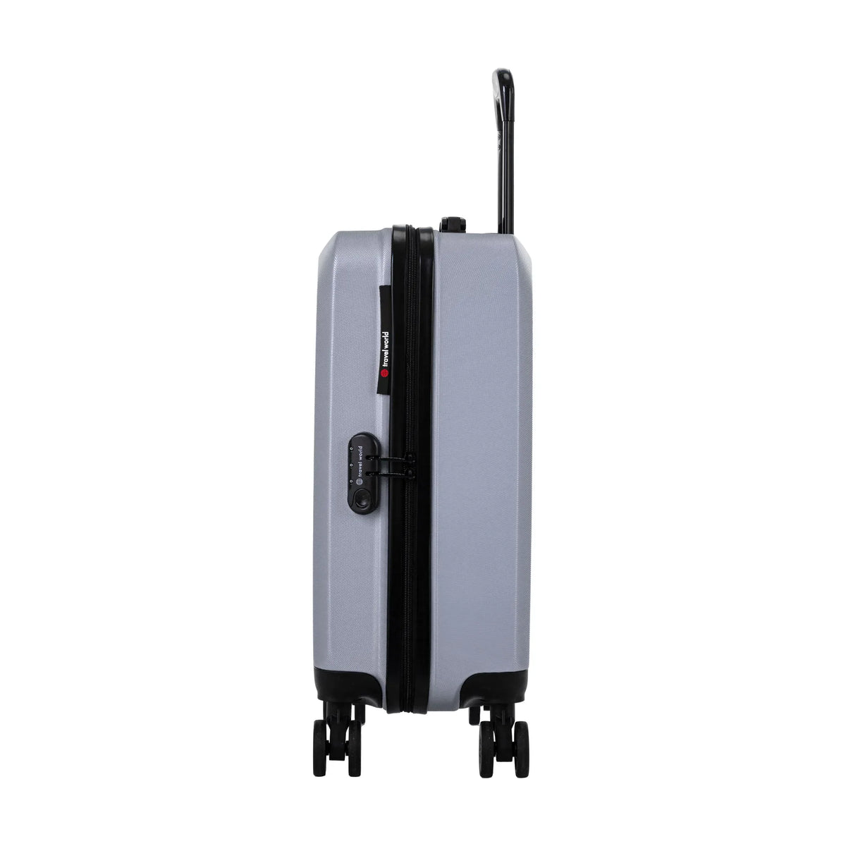Set Di 2 Valigie Travel World Aca - Argento
