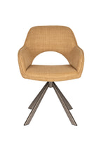 Toye - Chaise De Salle À Manger - Polyester - Ocre/Jaune