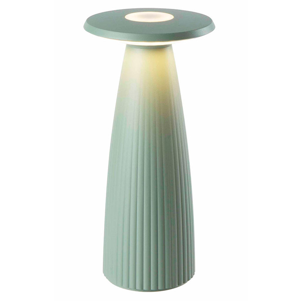 Flora Mini - Lampe De Table Sans Fil - Aluminium - Vert
