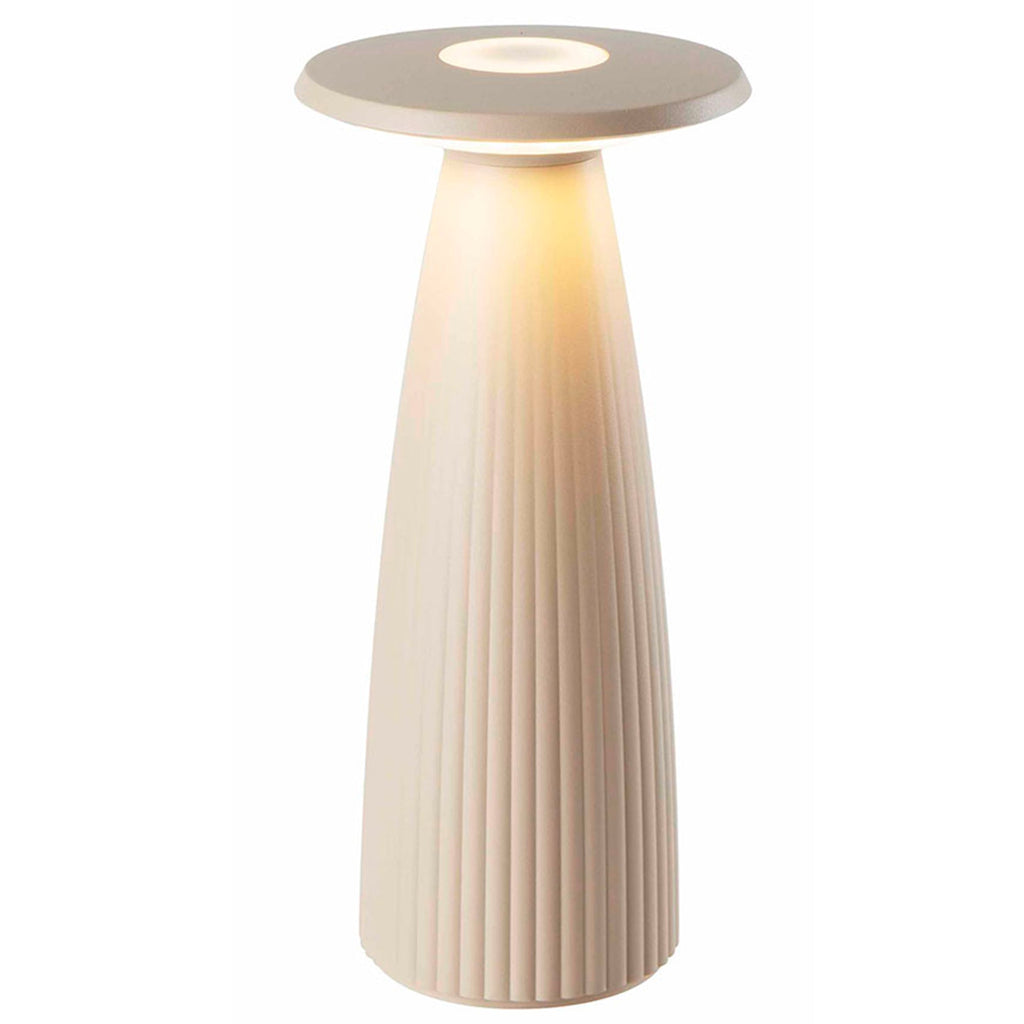 Flora Mini - Wireless Table Lamp - Aluminum - Beige