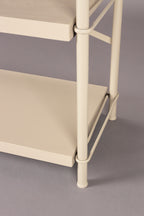 Iron Shelf Low - Shelf - Rubberwood - Beige