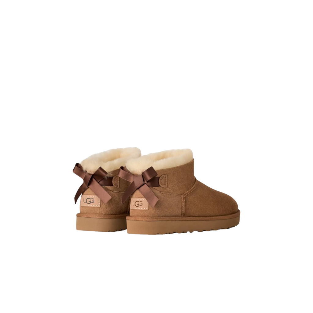 UGG Ultra Mini Bailey Bow - Bottes Femme Marron