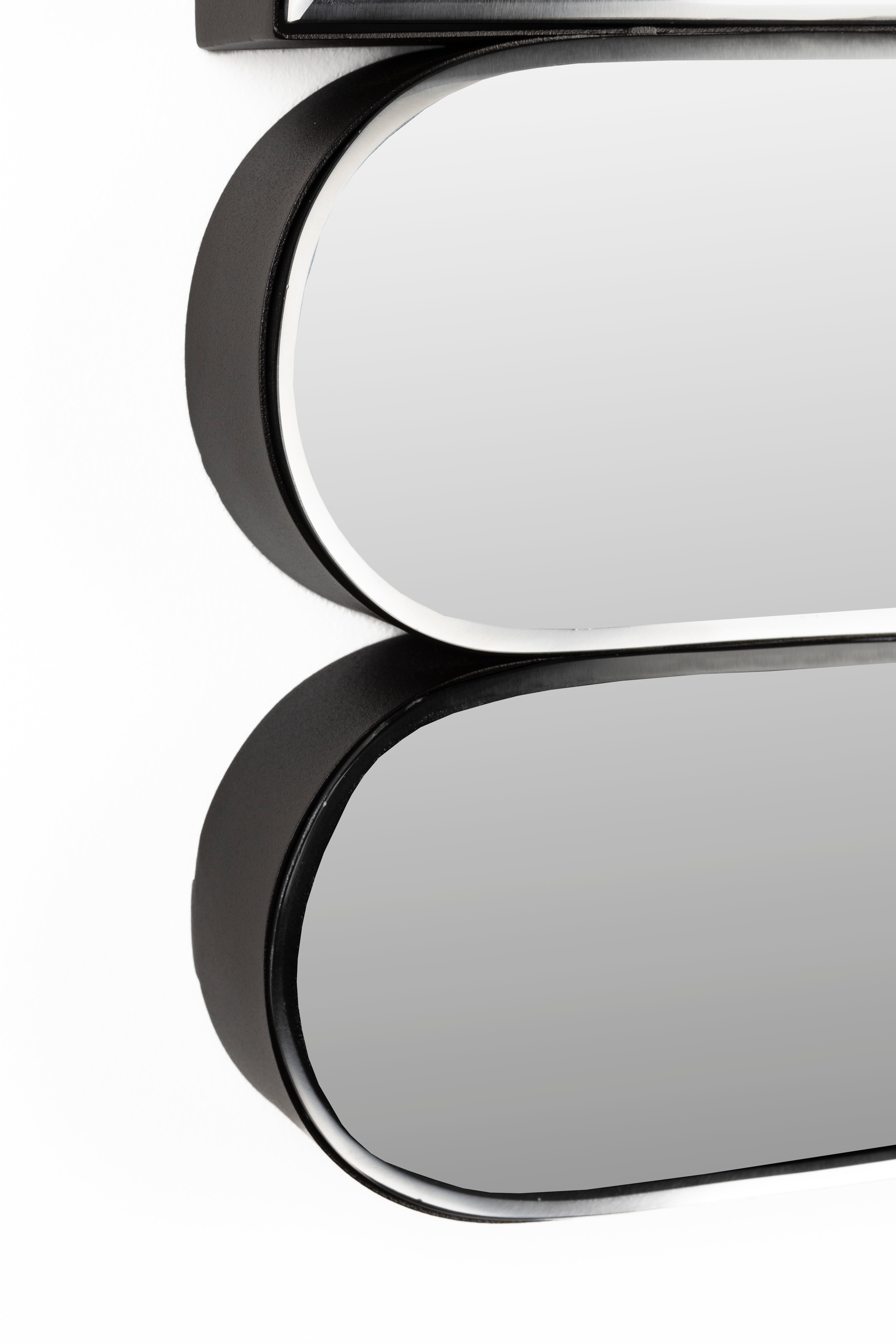 Glamour - Miroir - Fer - Marron Foncé