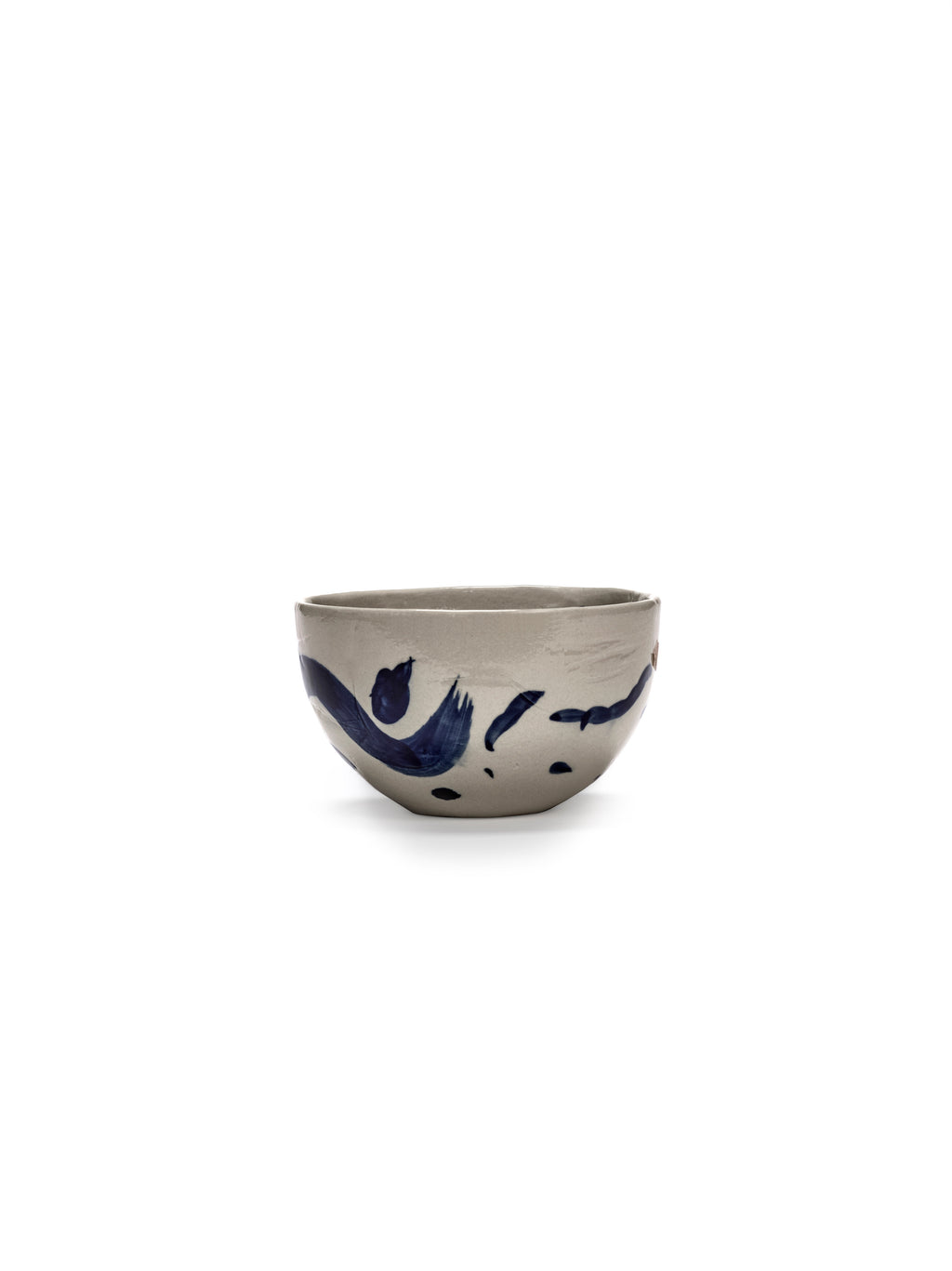 Sophia - Set De 2 Boles Para Cereales - Gres - Beige Azul